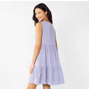 Sonoma Light Purple Sleeveless Mini Dress